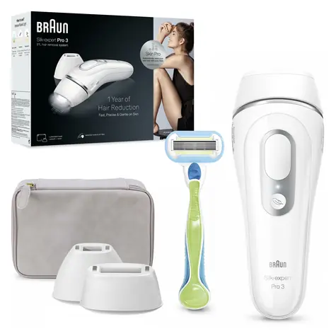 Braun Silk-expert PRO PL3132 bílá / IPL epilátor / S nabíječkou