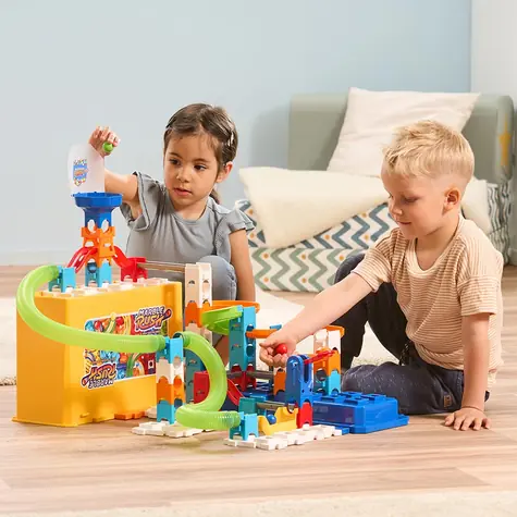 VTech Marble Rush Bau- und Aufbewahrungsbox M400 / 65 Teile / 5 Murmeln / ab 4 Jahren