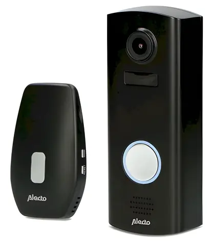 Alecto DVC600IP / Video-Türklingel mit Kamera / WLAN / HD 1080P / IP55