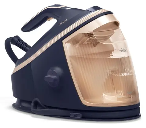 Philips PerfectCare 7000 Serie blaugrau / Dampfgenerator / 3120 W / 8,5 bar / SteamGlide Elite / 1,5 l