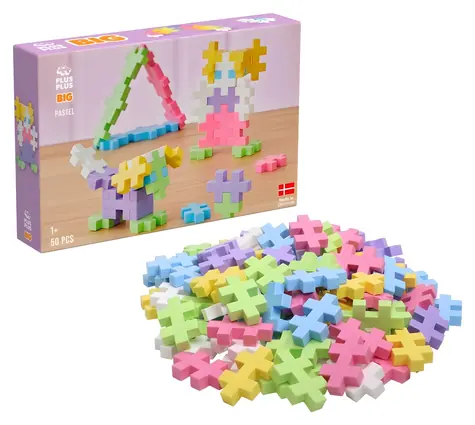 PLUS- PLUS Big Pastell-Bauset / 50 Teile