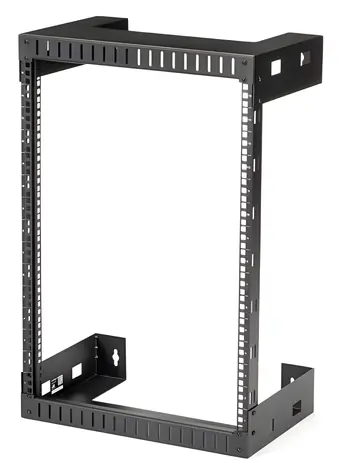 StarTech Wandrack 15 HE schwarz / Rack / 19" / Tragfähigkeit 90 kg / 505 × 310 × 775 mm