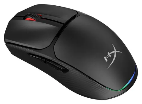 HyperX Pulsefire Fuse schwarz / Kabellose Gaming-Maus / Optisch / 3.200 DPI / 6 Tasten / USB / Bluetooth