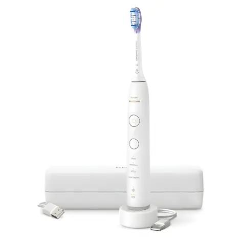 Philips Sonicare 7100 HX7420/01 weiß / Elektrische Schallzahnbürste / Bluetooth / 62.000 Bewegungen/Min. / 3 Modi