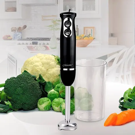 Feel- Maestro MR-511 schwarz / Stabmixer / 500 W / 2 Geschwindigkeitsstufen