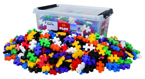 PLUS- PLUS Box Big Basic / Bausatz / 600 Teile / ab 1 Jahr