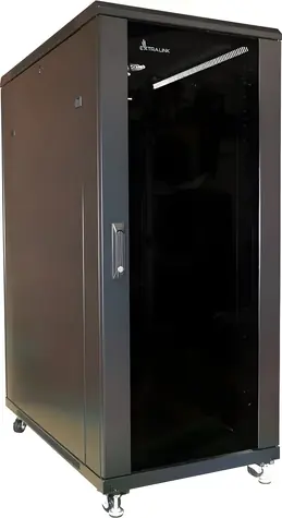 Extralink 37U 800x800 schwarz / Rack-Schrank / 19" / Breite 800 mm / Tiefe 800 mm / Tragfähigkeit 800 kg