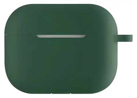 Devia Silikon-Schutzhülle, militärgrün / Hülle für Apple AirPods Pro 2 / Silikon