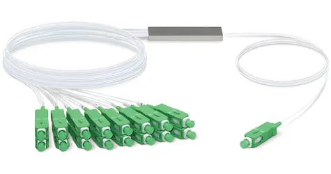 Ubiquiti UFiber Splitter 16 / Optischer Splitter / 1:16 / SC/ APC -Anschlüsse / 1260-1650 nm / Kabellänge 1,5 m