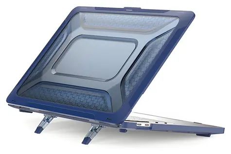 Devia Super Scratch-Proof Hard Jacket Sapphire Blue / Schutzhülle für Apple MacBook Air 13" (2020)