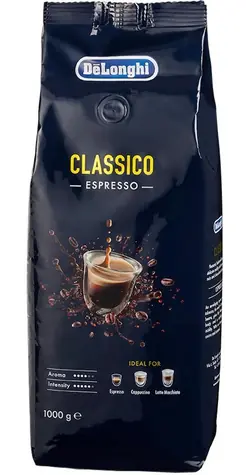 De'Longhi Classico Espresso 1 kg / Kaffeebohnen / 50 % Arabica / 50 % Robusta / Mittlere Röstung