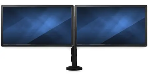 StarTech Tischhalterung für 2 Monitore (13-27 Zoll) / Monitorhalterung / VESA / Klemme oder Lochbefestigung