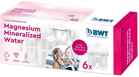 BWT Ersatzfilter Mg2+ / Wasserfilter / 6 Stück.