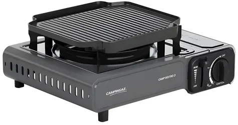 CAMPINGAZ Camp'Bistro 3 mit Grillplatte / Gaskocher / 2,2 kW / CP 250 Kartusche