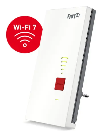 AVM FRITZ! Repeater 2700 weiß (2 Stück) / Repeater / Wi-Fi 7 / 6500 Mbit/s / Mesh / LAN