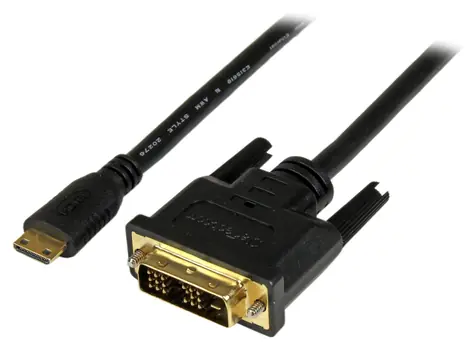 StarTech Mini HDMI - DVI-D schwarz / Adapterkabel / 1 m