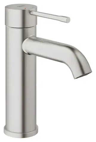 Grohe Essence S supersteel / Waschtischarmatur / SilkMove / EcoJoy / QuickFix PLUS