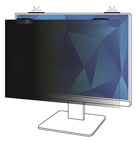 3M 27" / Blickschutzfilter für Monitor / magnetisch / abnehmbar
