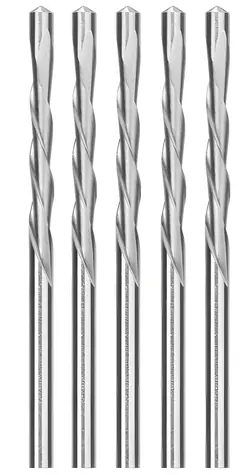DeWalt Trockenbau-Schneidwerkzeug 3,2 mm / Schneidwerkzeug / für Trockenbau-Oberfräsen / 1/8" / 5 Stück.