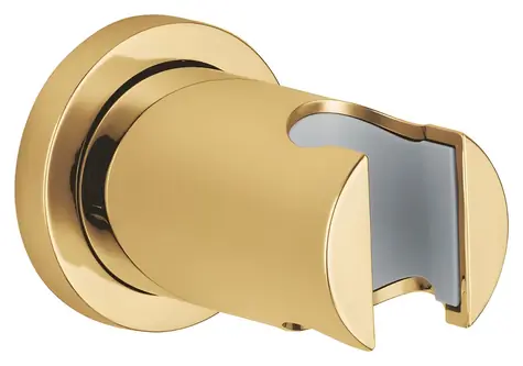 Grohe Cool Sunrise Wandbrausehalter / Brausehalter / fest / runde Rosette / StarLight-Oberfläche