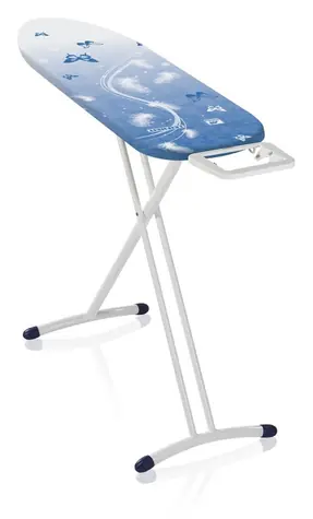 Leifheit AirBoard M SOLID 76211 / Bügelbrett / 120 x 38 cm / wärmereflektierend / höhenverstellbar