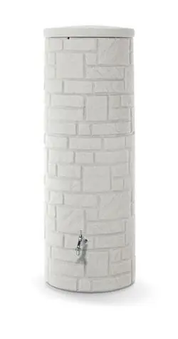 Prosperplast ARCADO hellgrauer Granit 360l / Regentonne / Kunststoff