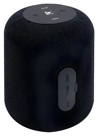 Gembird SPK-BT-15-BK schwarz / Tragbarer Lautsprecher / 5 W / Bluetooth 5.0 / Mikrofon / microSD / 1200 mAh