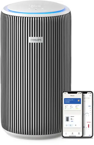 Philips AC3220/10 weiß/silber / Luftreiniger / WLAN / Fernbedienung / 47,5 dB