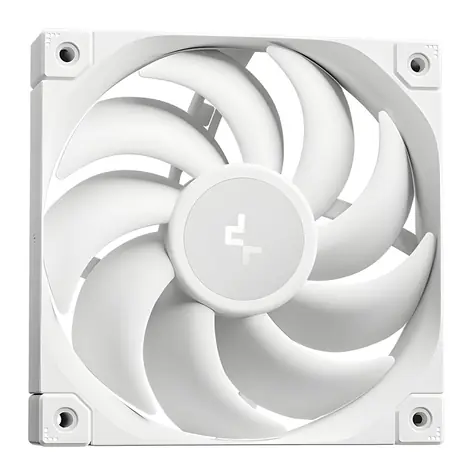 DEEPCOOL MYSTIQUE 360 ARGB weiß / AIO-CPU-Wasserkühlung / 3x 120 mm / TFT-LCD-Display / AMD + Intel