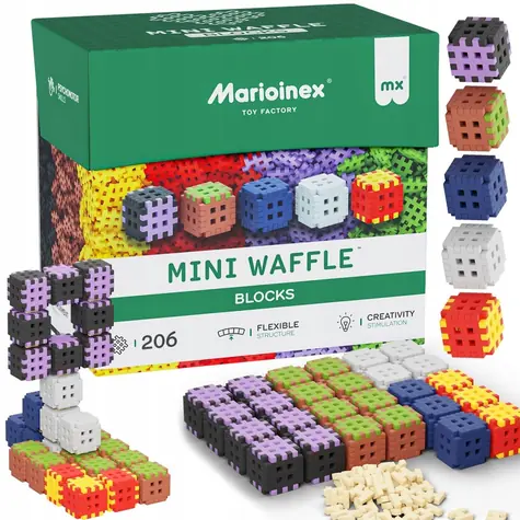 MARIOINEX Mini-Waffeleisen-Bausatz / 206 Teile / ab 3 Jahren