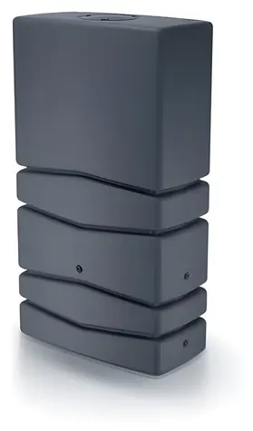 Prosperplast AQUA TOWER Anthrazit 350l / Regentonne / 350 l / HDPE-Kunststoff