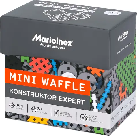 MARIOINEX Mini-Waffeleisen-Bausatz / 301 Teile / ab 5 Jahren