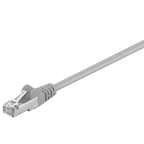 Neutrale Patchkabel FTP Cat 5e grau / Patchkabel / 0,25 m / geschirmt