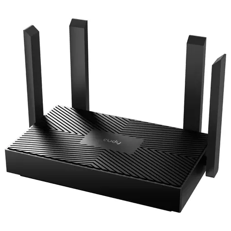 Cudy WR1500 / Router / Wi-Fi 6 / 1x WAN + 4X LAN Gigabit / 2,4 GHz 300 Mbit/s / 5 GHz 1201 Mbit/s