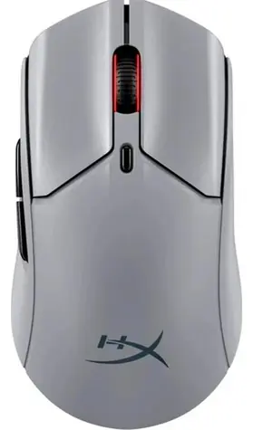 HyperX Pulsefire Haste 2 Pro grau / Kabellose Gaming-Maus / optisch / 26000 DPI / 6 Tasten / USB / Bluetooth / 2,4 GHz