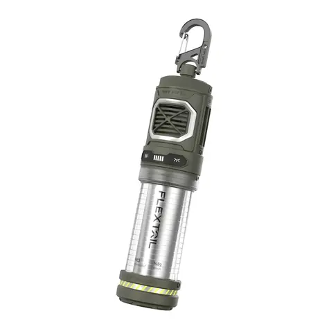 Flextail Tiny Repel grün / Tragbarer Mückenschutz / Taschenlampe und Powerbank / bis zu 9 m