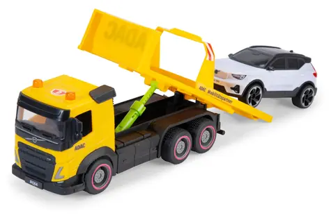 Simba Volvo FM Abschleppwagen / 22 cm / Schwungrad / im Set mit Volvo EX40