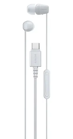 Sony IER-EX15C weiß / In-Ear-Kopfhörer / Mikrofon / USB-C