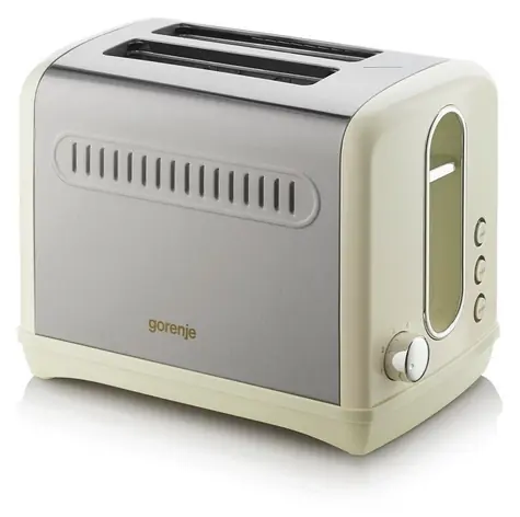 Gorenje T1100CLI beige / Toaster / 1100 W / 2 Scheiben / 6 Toaststufen