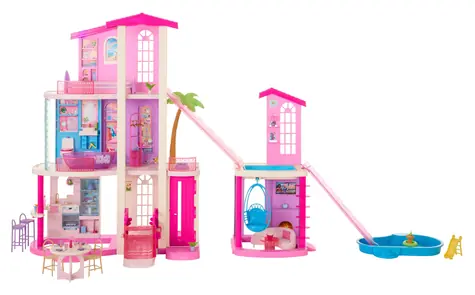 Mattel Barbie Traumhaus JKG84 / Puppenhaus / Kunststoff / 182 x 110 x 58 cm / ab 3 Jahren