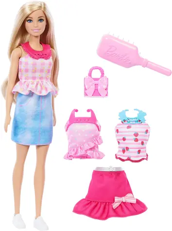Mattel Barbie-Puppe, Easy anzuziehen, blond, JMH18 / Kunststoff / ab 3 Jahren