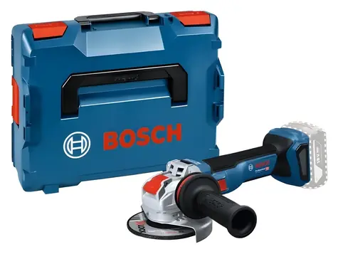 BOSCH GWX 18V-11 S Professional + L-BOXX / Akku-Winkelschleifer / X-LOCK / 125 mm / 9.000 U/min / ohne Akku