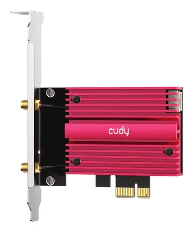 Cudy WE9300S / PCIe-WLAN-Adapter / Wi-Fi 7 / Tri-Band / Bluetooth 5.4 / 5765 Mbit/s