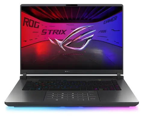 Asus ROG Strix G16 grau / Notebook / 16" 2,5K / Intel Core Ultra 7 255HX / 32 GB RAM / 1 TB SSD / RTX 5070 8 GB RAM / Ohne Betriebssystem