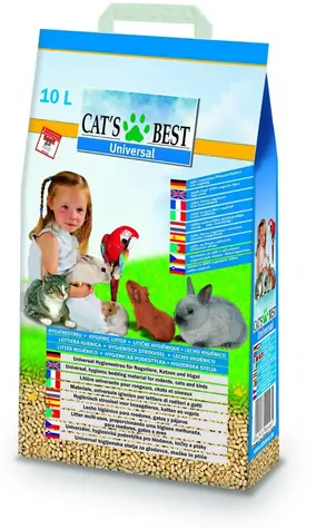 CATS BEST Universal / 10 l / Holzpellets / geruchlos / absorbiert Gerüche