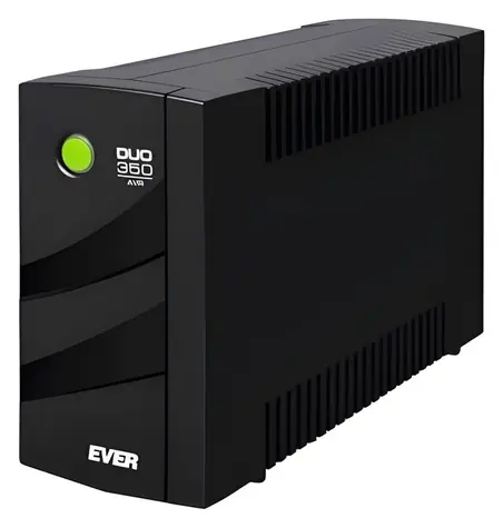 Ever Duo 350 AVR schwarz / Notstromversorgung / Line-Interactive / 350 VA / 245 W