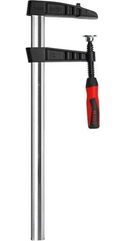 Bessey TGK100-2K / Temperguss-Schraubzwinge mit 2K-Griff / 1000 x 120 mm / Spannkraft bis zu 7000 N