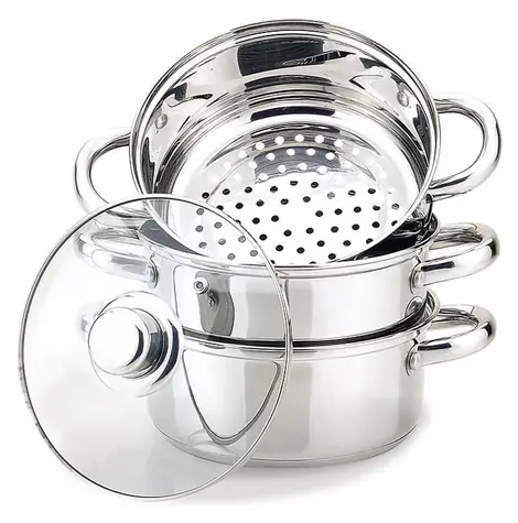 Maestro MR-2900-20 Edelstahl-Topf mit Deckel / 20 cm / 3 l
