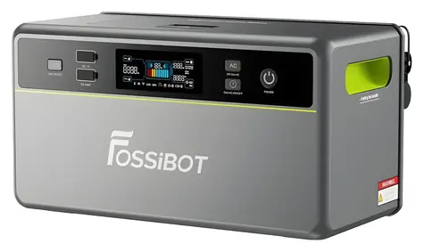 Fossibot FBP1200 green / Ladestation / 1200 W / 1958 Wh / LiFePO4 / MPPT-Solarregler