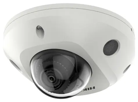 HIKVISION DS-2CD2543G2-IWS (2,8 mm) / IP-Kamera / Mini-Dome / 4 MP / AcuSense / WLAN / IR 30 m / IP67